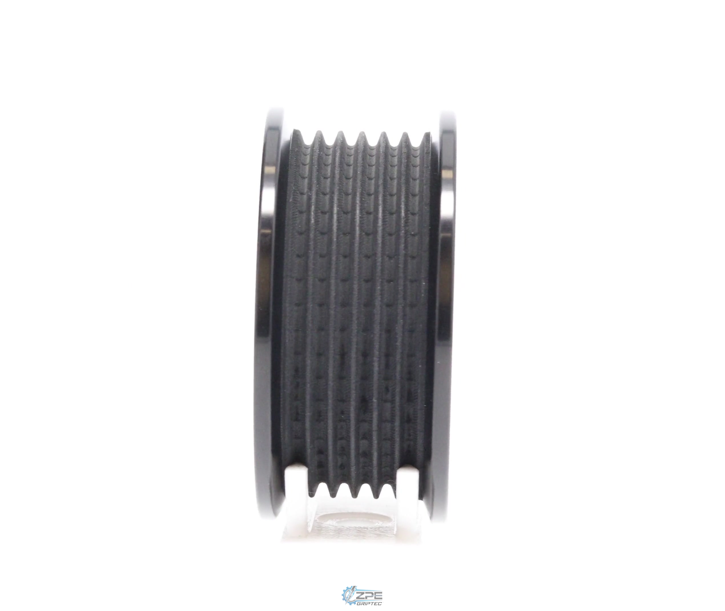 2.40" 6 Rib ZPE GripTec® 2pc Edelbrock TVS L3 Black Pulley Only