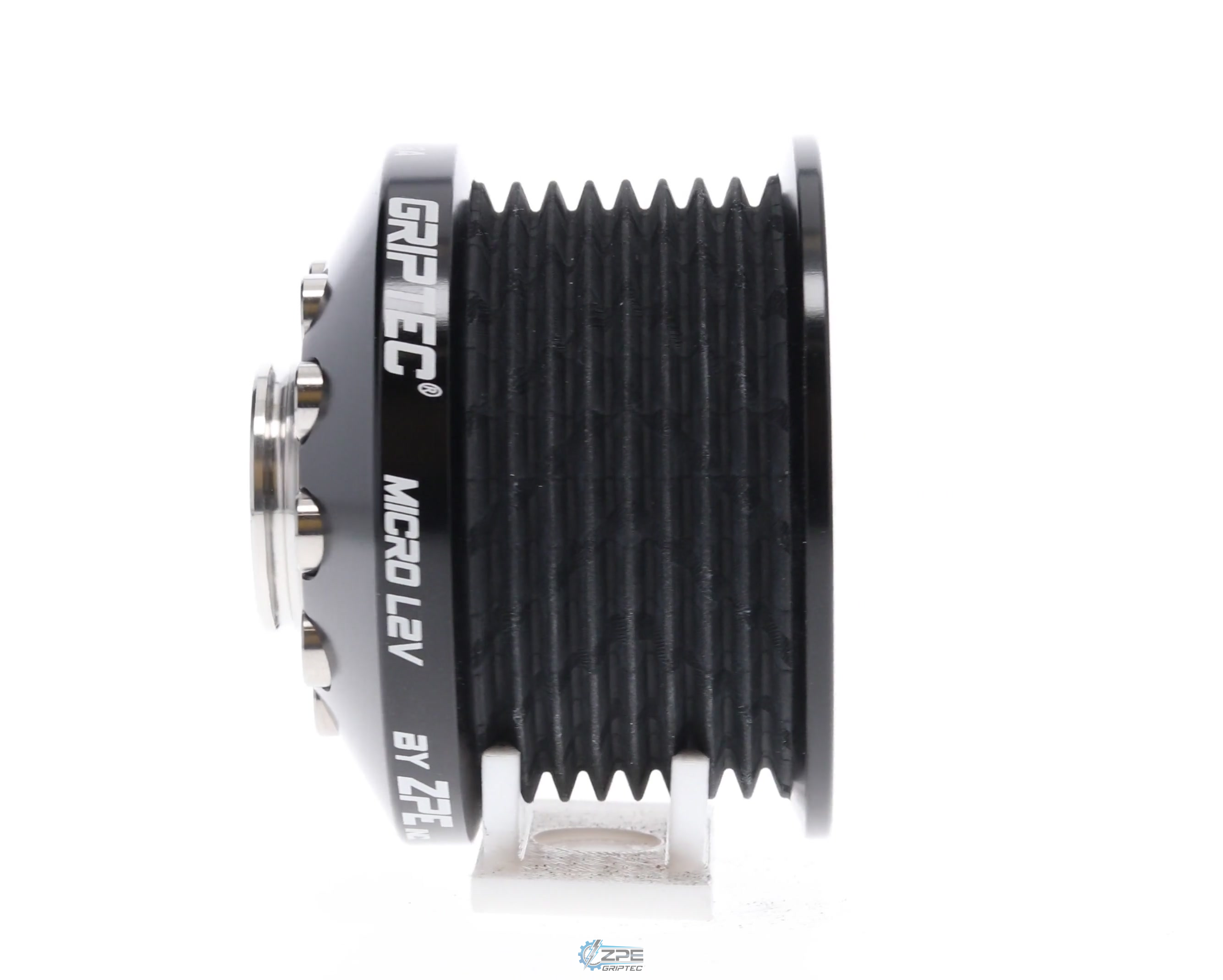 2.40" 8 Rib ZPE GripTec® 2pc MKII LSA L2V Black Pulley & Hub Kit