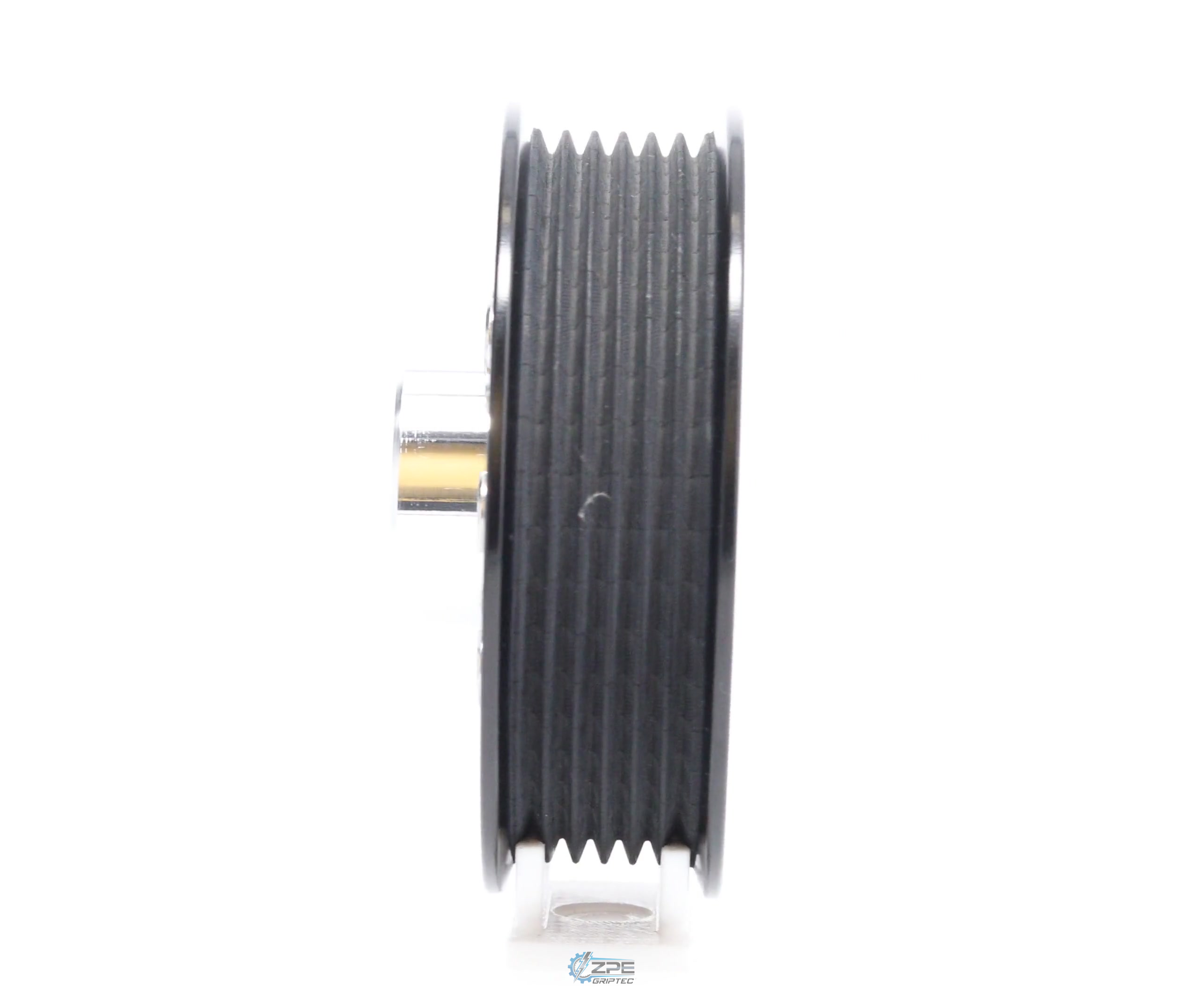 3.625" 6 Rib ZPE GripTec® 2pc Vortech YSi/JT/V3 L3 Black Pulley & Hub Kit
