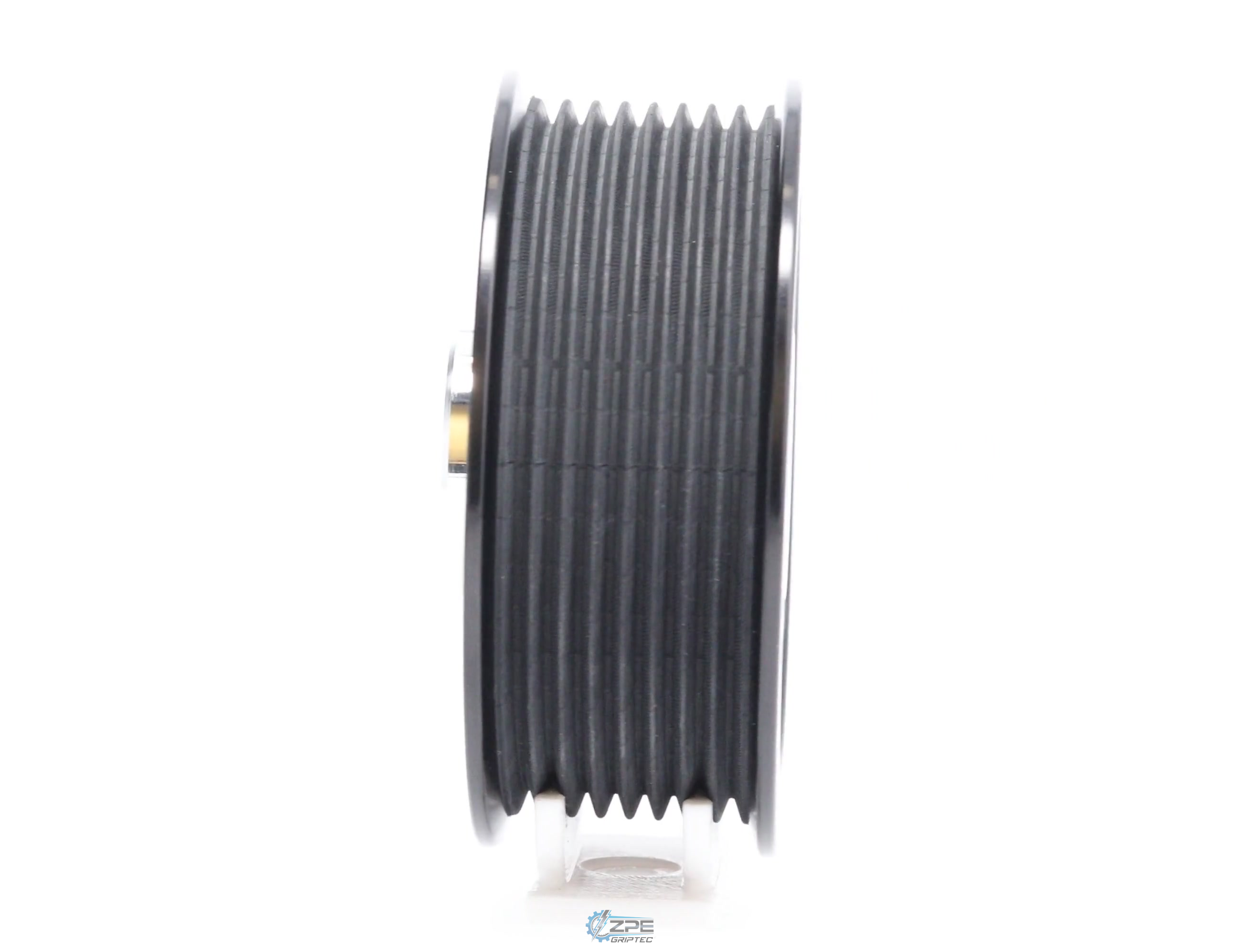 3.48" 8 Rib ZPE GripTec® 2pc Vortech YSi/JT/V3 L3 Black Pulley & Hub Kit