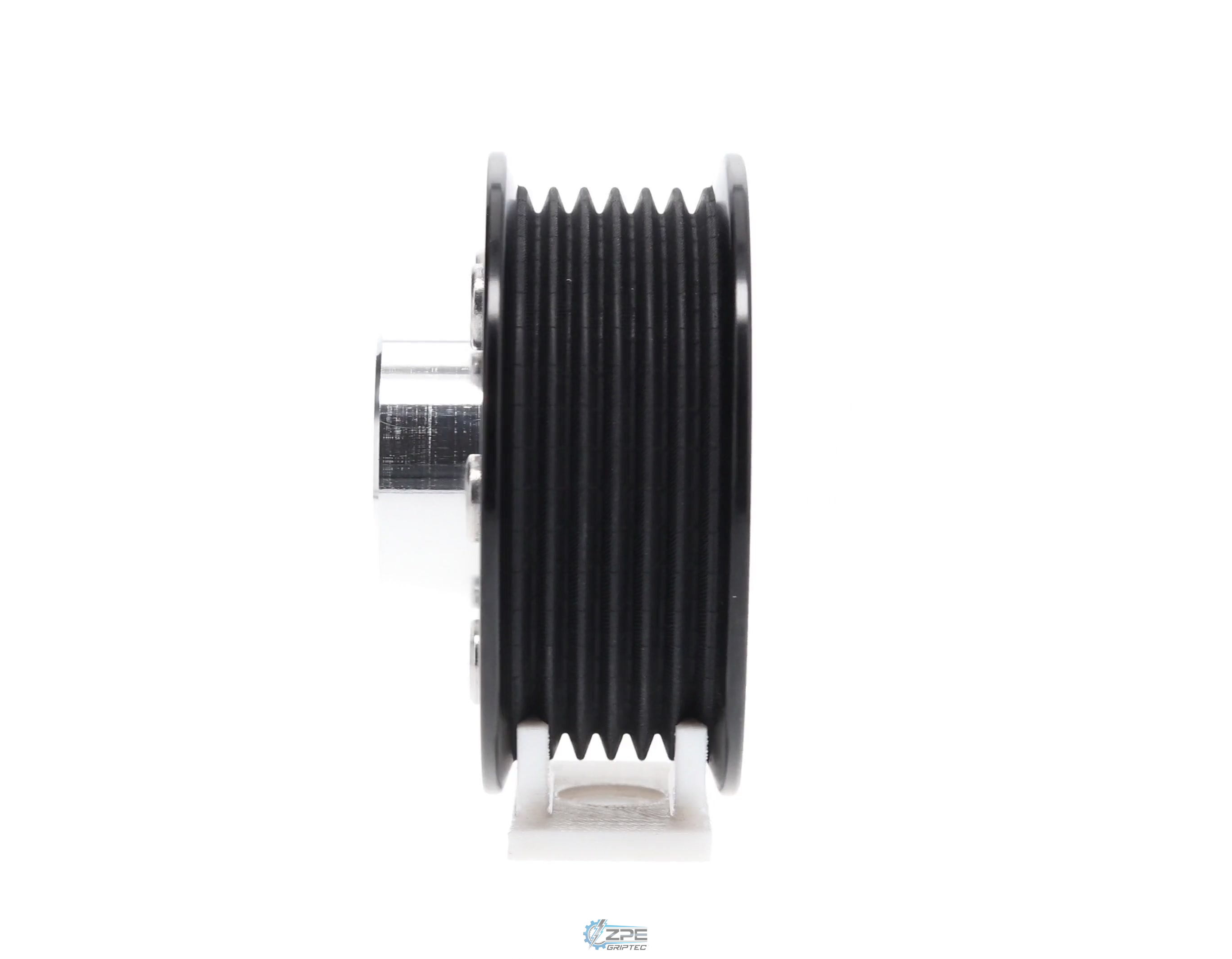 2.62" 6 Rib ZPE GripTec® 2pc Vortech YSi/JT/V3 L3 Black Pulley & Hub Kit