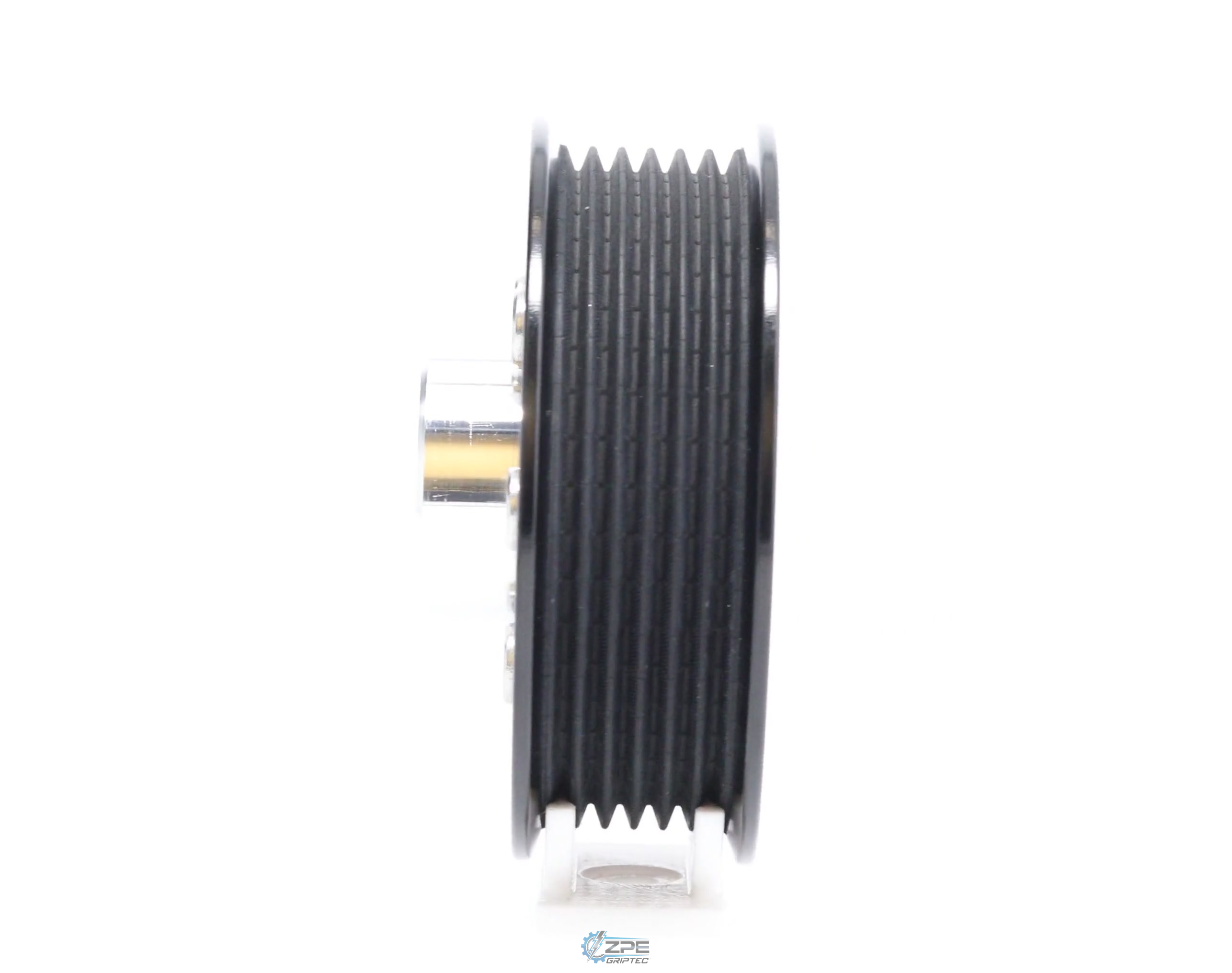 3.30" 6 Rib ZPE GripTec® 2pc Vortech YSi/JT/V3 L3 Black Pulley & Hub Kit