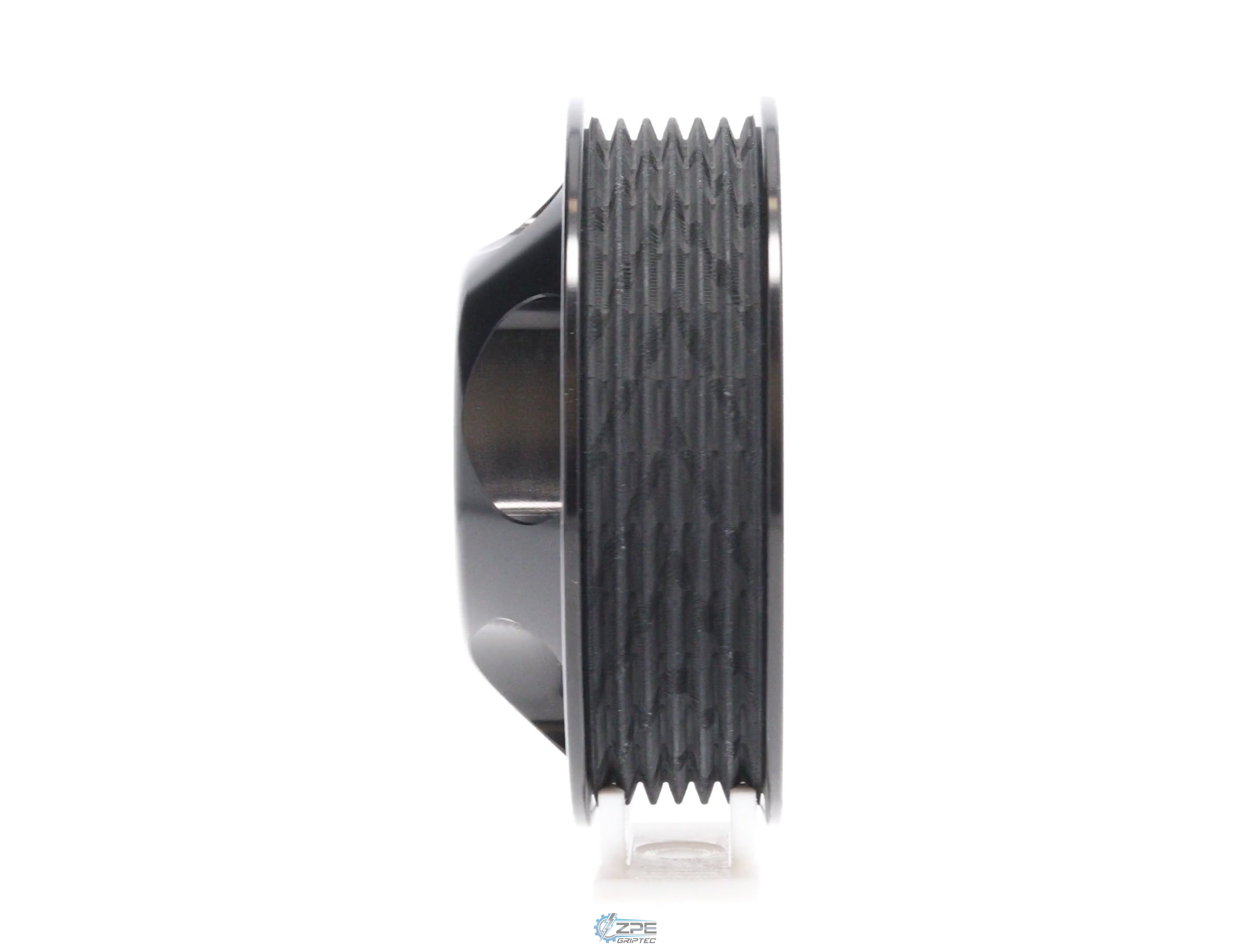 3.75" 6 Rib ZPE GripTec® Whipple 5 Bolt L3V-A Black Pulley Only