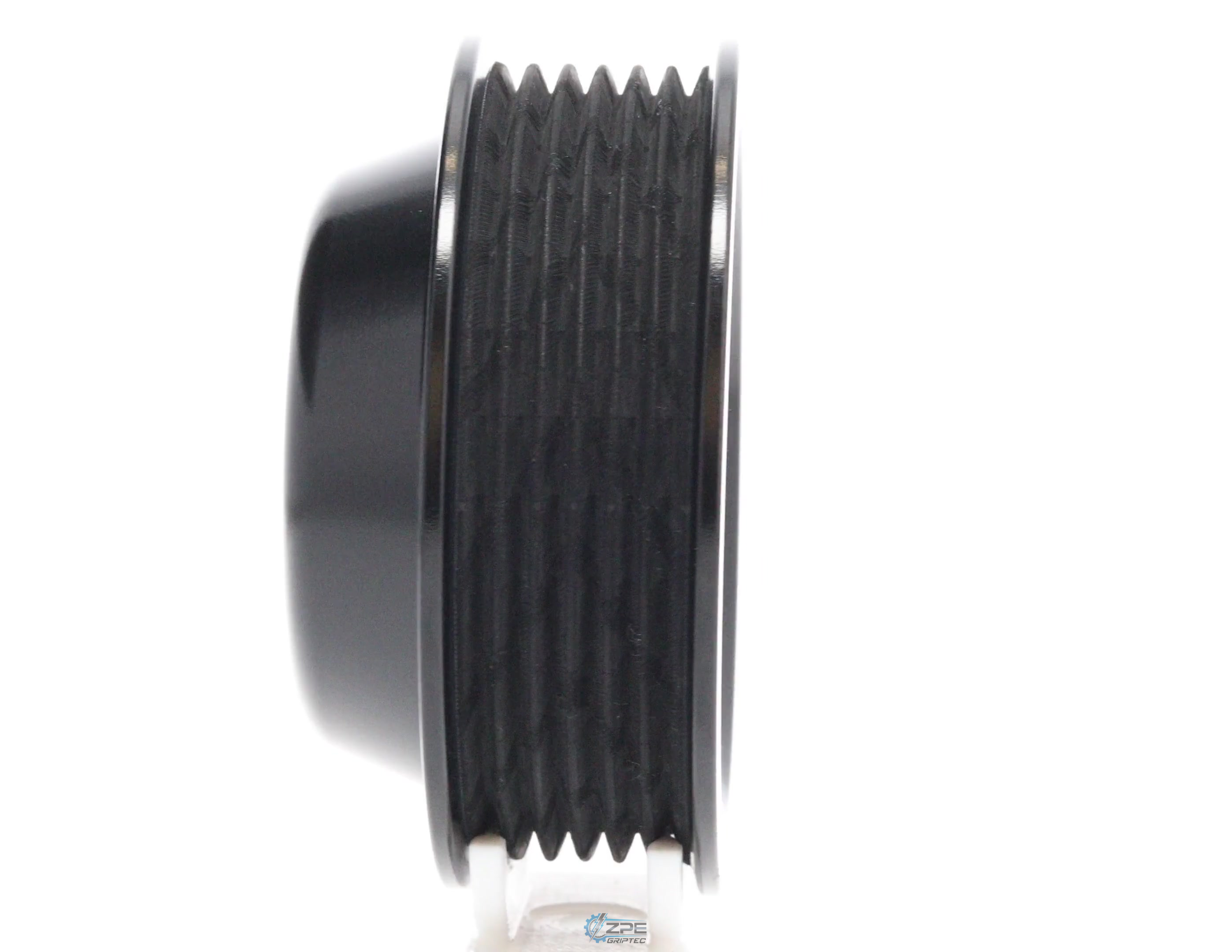 3.25" 6 Rib ZPE GripTec® Whipple 5 Bolt L3V-A Black Pulley Only