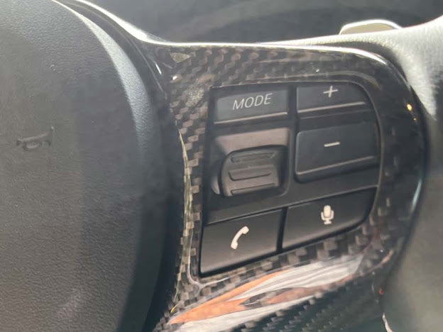 2020-Up Toyota GR Supra A90 A91 |JDM CARBON FIBER Steering Wheel Button Trim Cover