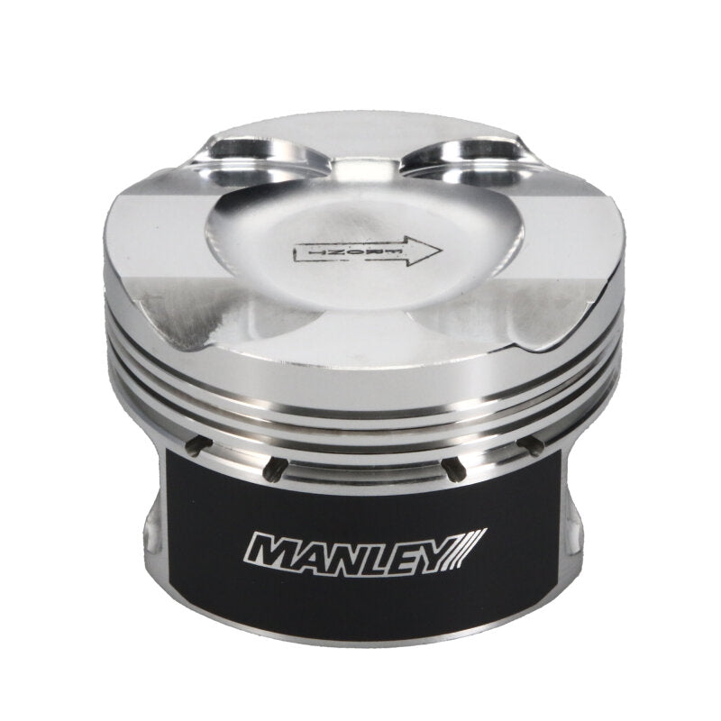 Manley Performance BMW N55/S55 37cc Platinum Series forged piston, single, high-performance engine part with precision machining.