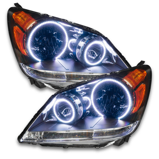 Oracle Honda Odyssey 2008-2010 white SMD headlight showing the clear lens and LED daytime running light strip.