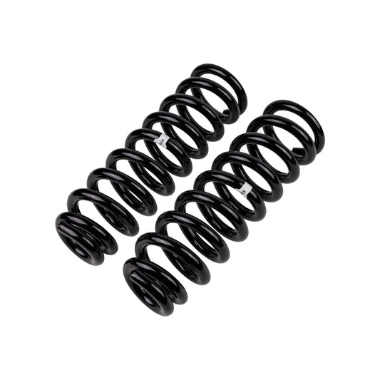 Old Man Emu coilover front coil spring for LC 200 suspension, durable OME coil spring with coilover design.
