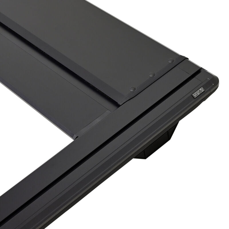 Westin roll-up tonneau cover in black for Silverado/Sierra 1500 5ft 8in bed, manual retractable bed cover for pickup trucks