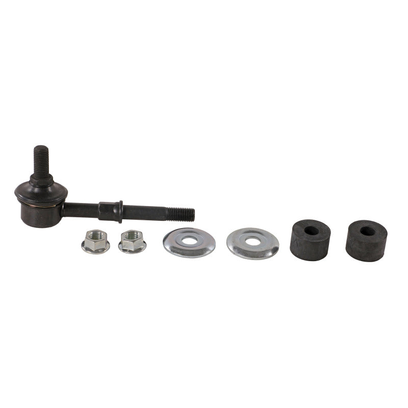 Moog front sway bar endlink for Kia Optima 2001-2006, showing the metal linkage with bushings and mounting hardware.