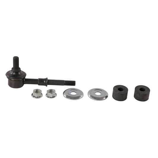 Moog front sway bar endlink for Kia Optima 2001-2006, showing the metal linkage with bushings and mounting hardware.