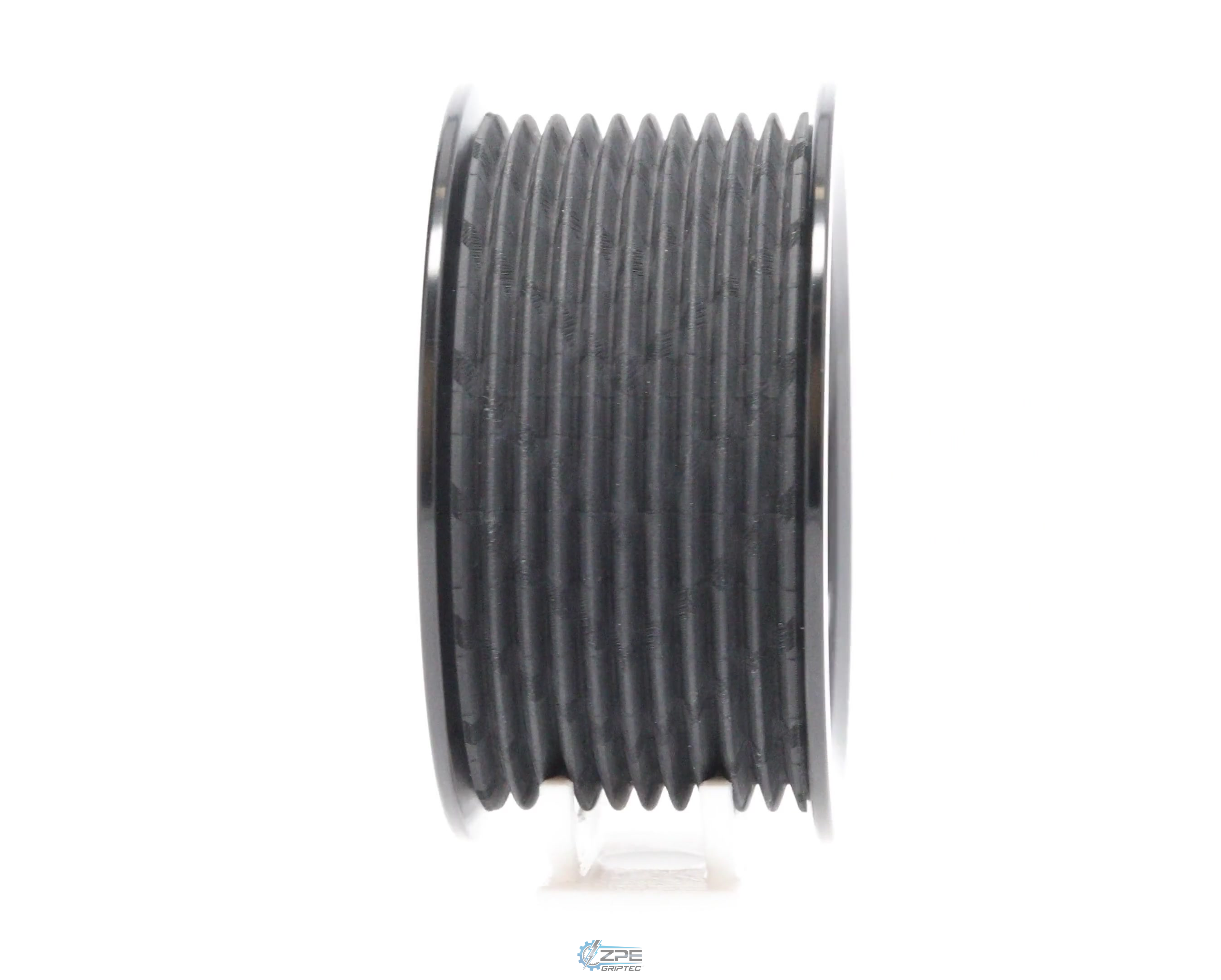 3.17" 10 Rib ZPE GripTec® 2pc HellCat L2V Black Pulley Only