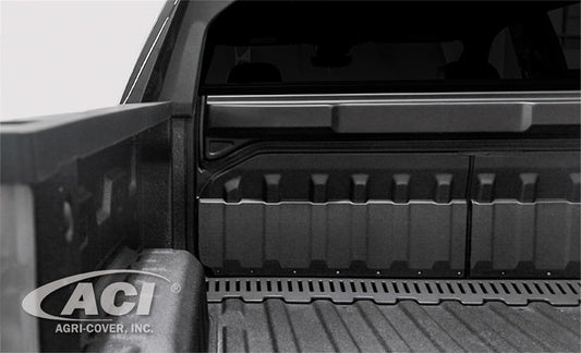 Access 2024 GM Silverado/Sierra EV bed cover, folding hard tonneau with urethane carbon fiber finish on 5ft 11in bed.