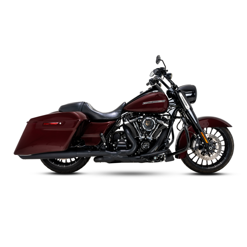 Vance & Hines twin slash slip-on motorcycle exhaust for Harley-Davidson Trike Road Glide 3 FreeWheeler in black
