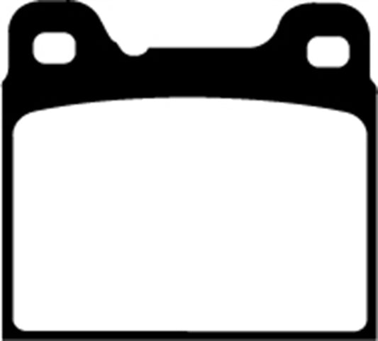 EBC Ultimax2 rear brake pads for Volvo 740 2.3 ABS Girling, OE quality, showing new brake pad set with friction material and backing plate.