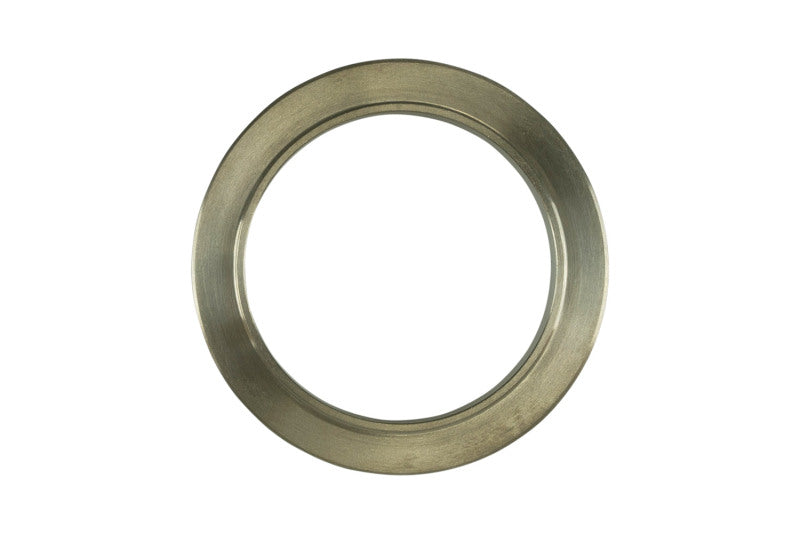 Turbosmart WG40 Outlet Titanium Weld Flange showing a high-quality titanium flange with welded edges for automotive exhaust systems.