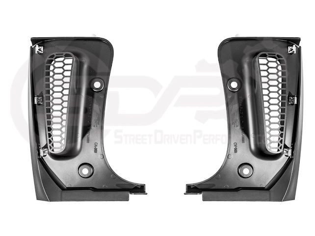 2023-UP CORVETTE C8 E-RAY, Z06, & ZR1 | XL EXTENDED REAR MUD FLAPS SPLASH GUARD PAIR