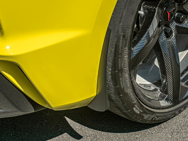2023+ CHEVROLET CORVETTE C8 Z06 & E-RAY | MATTE BLACK XL EXTENDED FRONT SPLASH GUARD