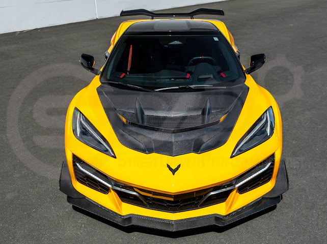 *IMPERFECTION / DISCOUNTED* 2020+ Corvette C8 | ZR1 Style Replica CARBON FIBER Front Hood