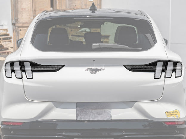 2021-UP MUSTANG MACH-E | CARBON FIBER REAR TAIL LIGHT BEZEL COVER