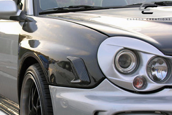 2002-2003 Subaru Impreza WRX STI Carbon Creations OEM Look Fenders - 2 Piece