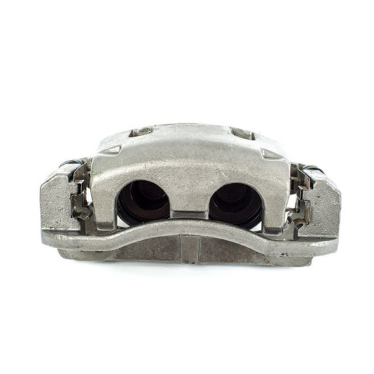 PowerStop OE front right brake caliper with bracket for Infiniti QX56 2004-2006, automotive brake component.