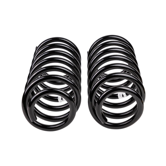 Old Man Emu rear coilover spring for ARB / OME coil spring LC 200 series, showing a close-up of the black coil spring.