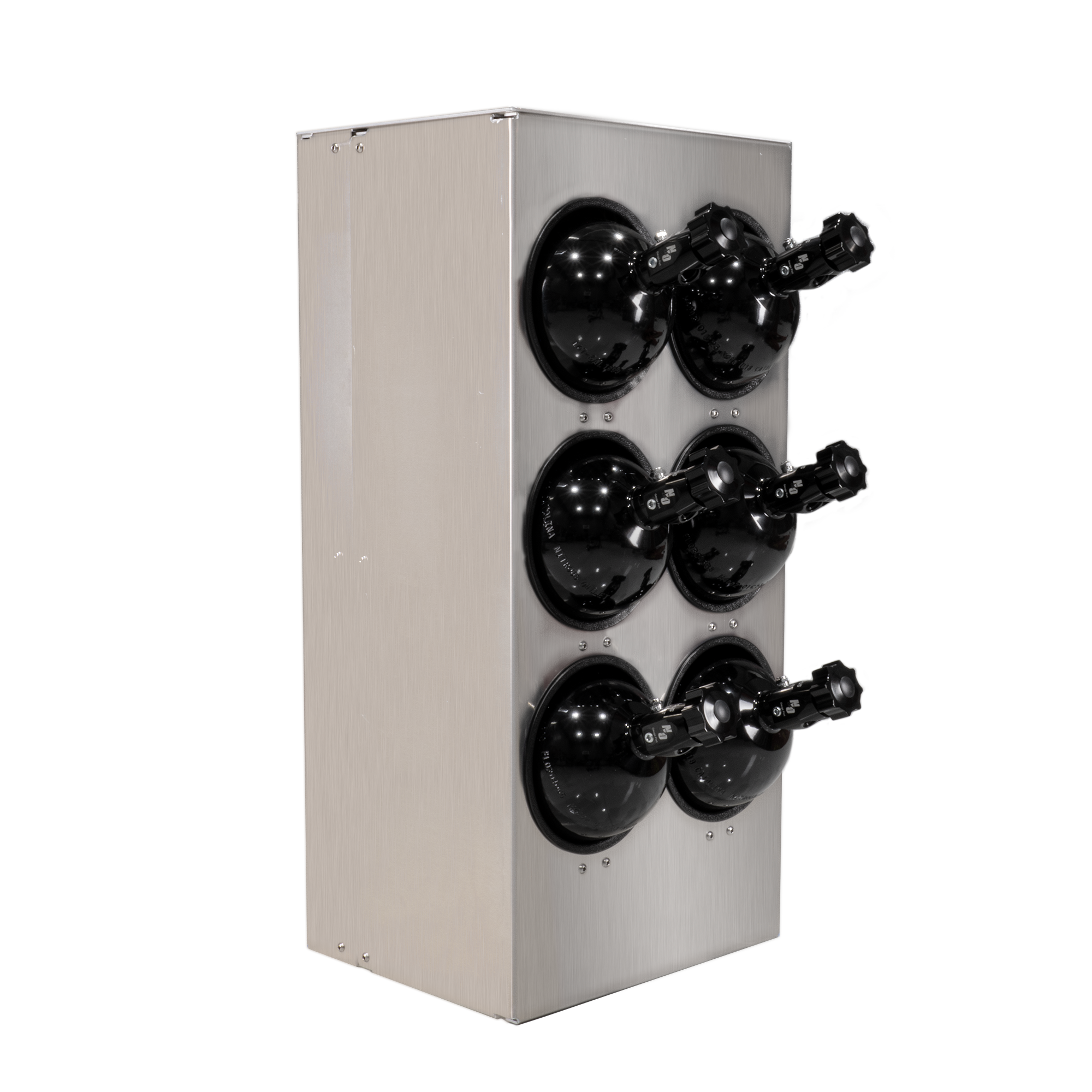 860 Performance Trailer Mount Nitrous Bottle Holder - 6x 10lb Bottles / Raw Finish