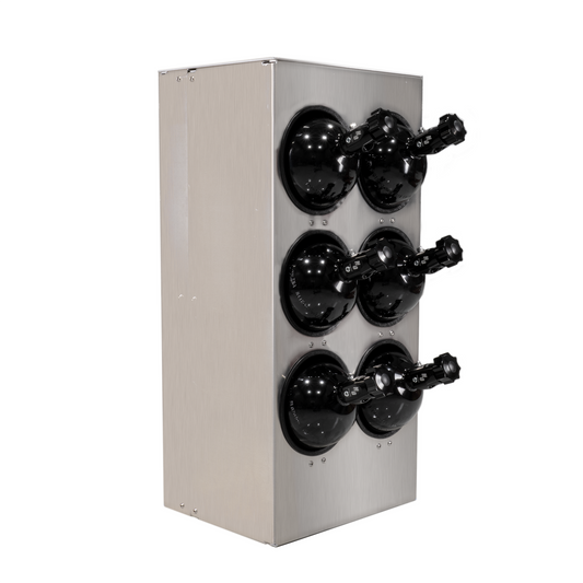 860 Performance Trailer Mount Nitrous Bottle Holder - 6x 10lb Bottles / Raw Finish