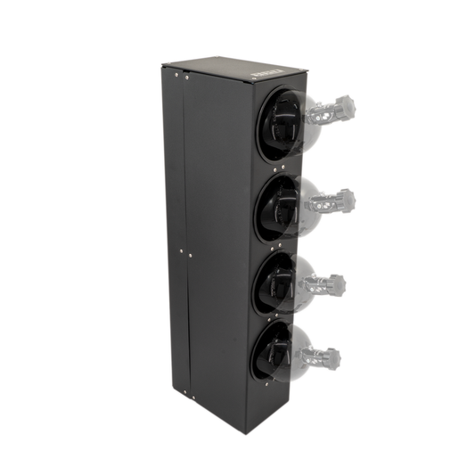 860 Performance Trailer Mount Bottle Holder - Stacked - 4x 10lb Bottles