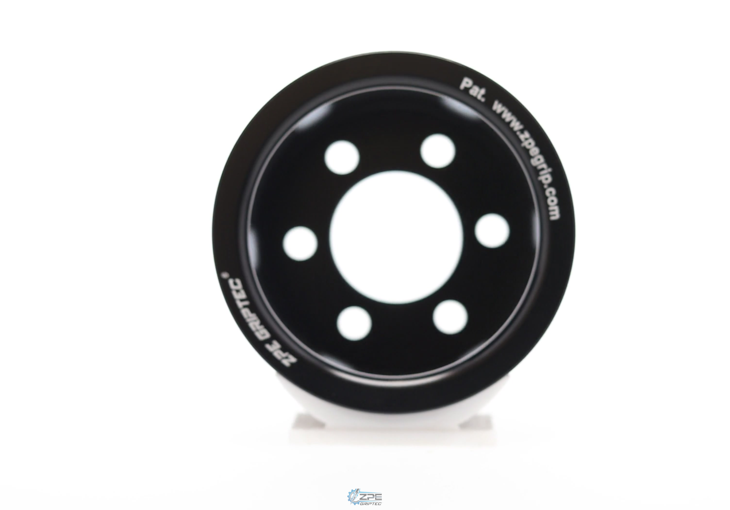 72mm 6 Rib ZPE GripTec® 2pc FMS Ford-Roush TVS L3 Black Pulley Only