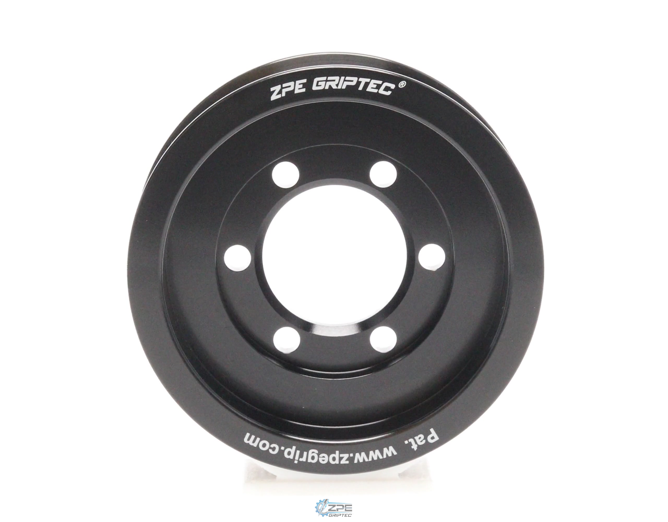 3.55" 6 Rib ZPE GripTec® 2pc Vortech YSi/JT/V3 L3 Black Pulley Only