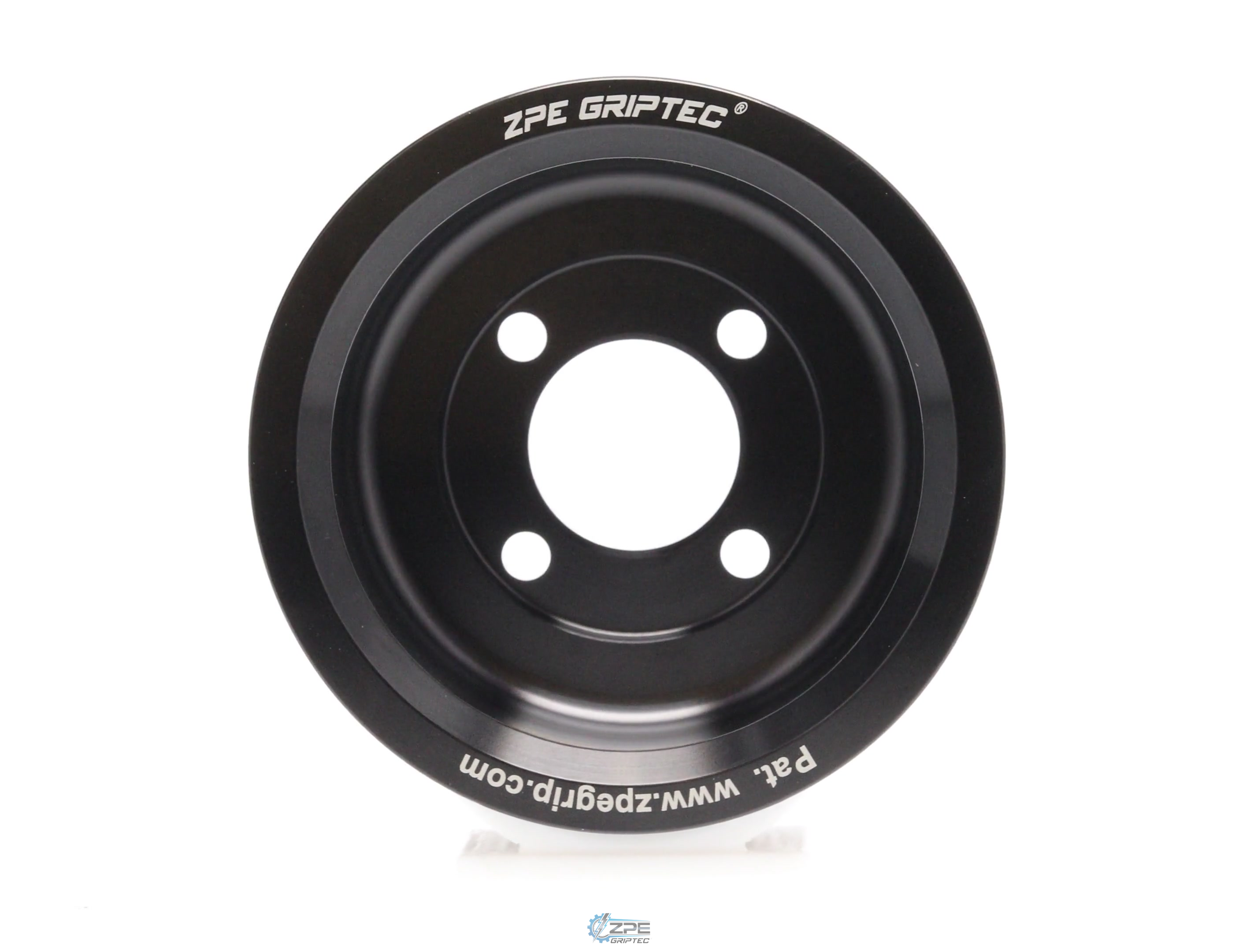 3.50" 6 Rib ZPE GripTec® 2pc Magnuson Heartbeat TVS L3 Black Pulley Only
