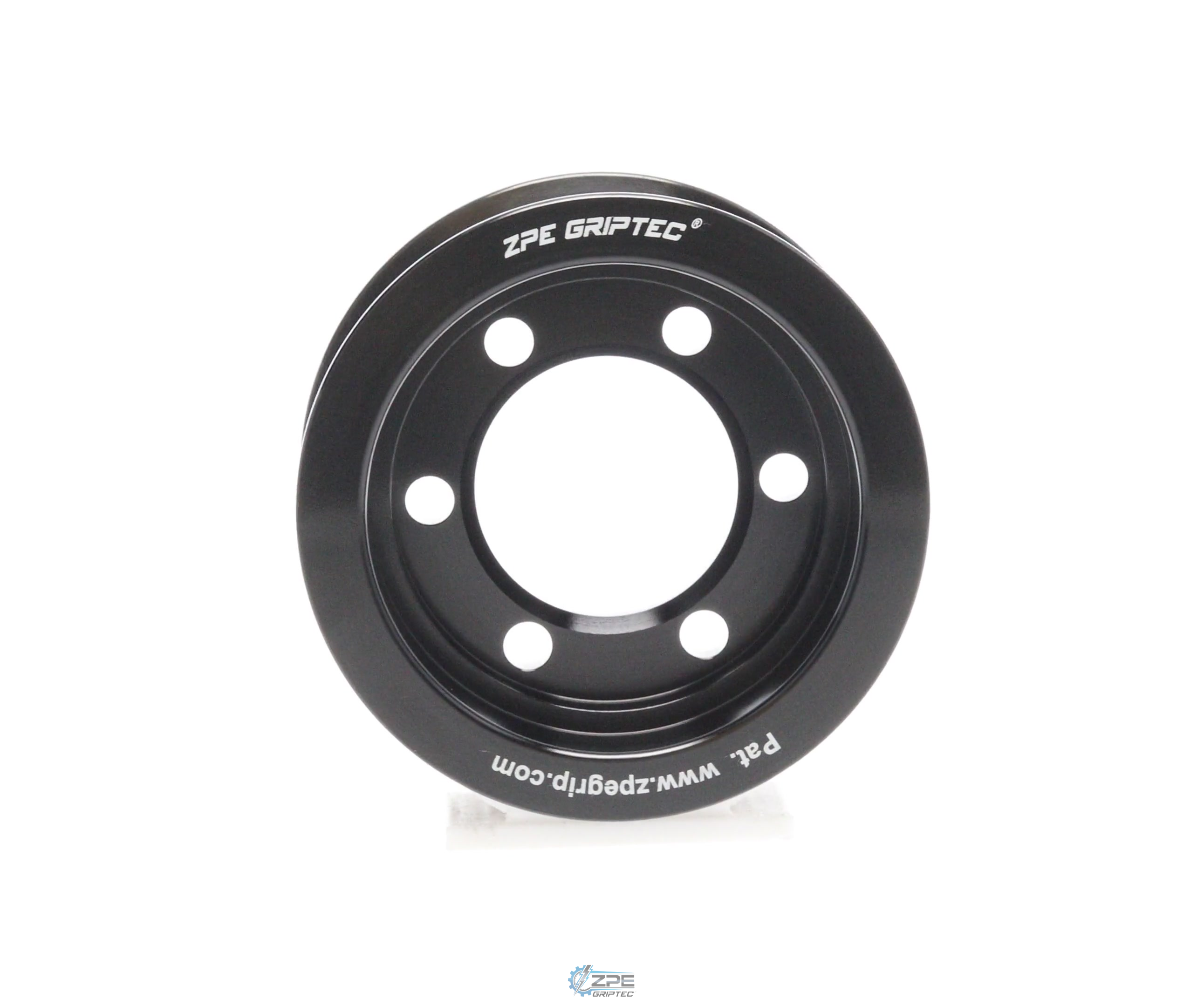 2.90" 8 Rib ZPE GripTec® 2pc Vortech YSi/JT/V3 L3 Black Pulley Only