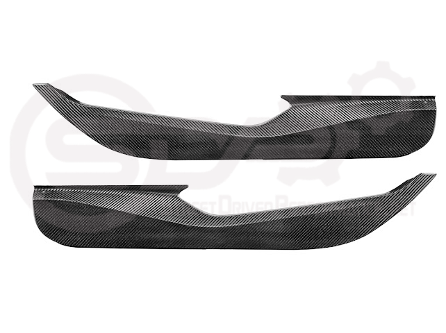 2020-Up Corvette C8 | CARBON FIBER Door Kick Guard Panel Lower Pocket Cover Pair