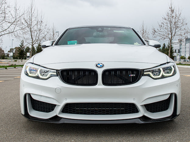 2015-2020 BMW F80 M3 & F82 / F83 M4 | Club Sport Style CARBON FIBER Front Lower Lip Splitter Ground Effects