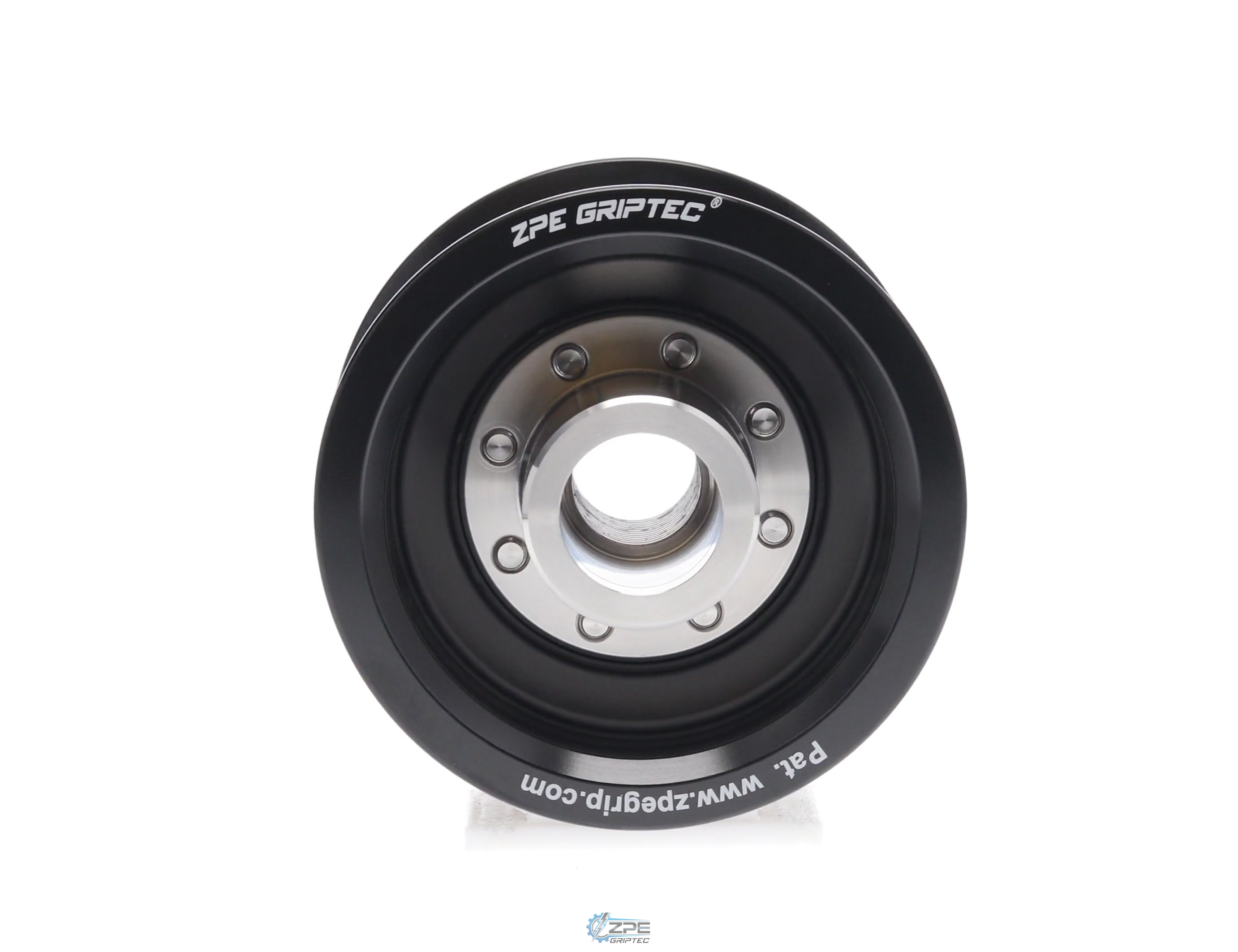 2.90" 10 Rib ZPE GripTec® 2pc HellCat L2V Black Pulley & Hub Kit