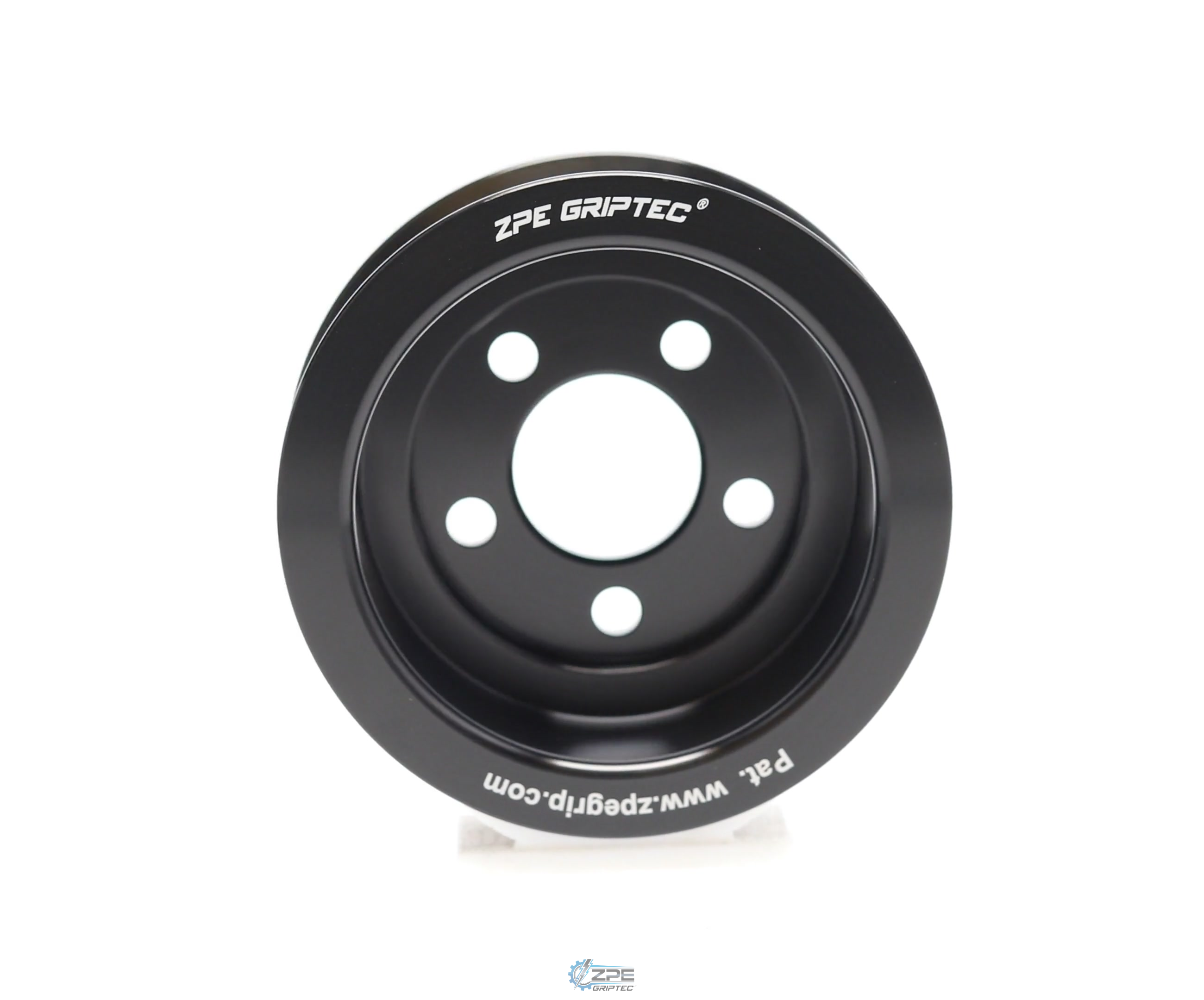 3.20" 6 Rib ZPE GripTec® 2pc FMS Ford-Roush TVS R2650 L3 Black Pulley Only