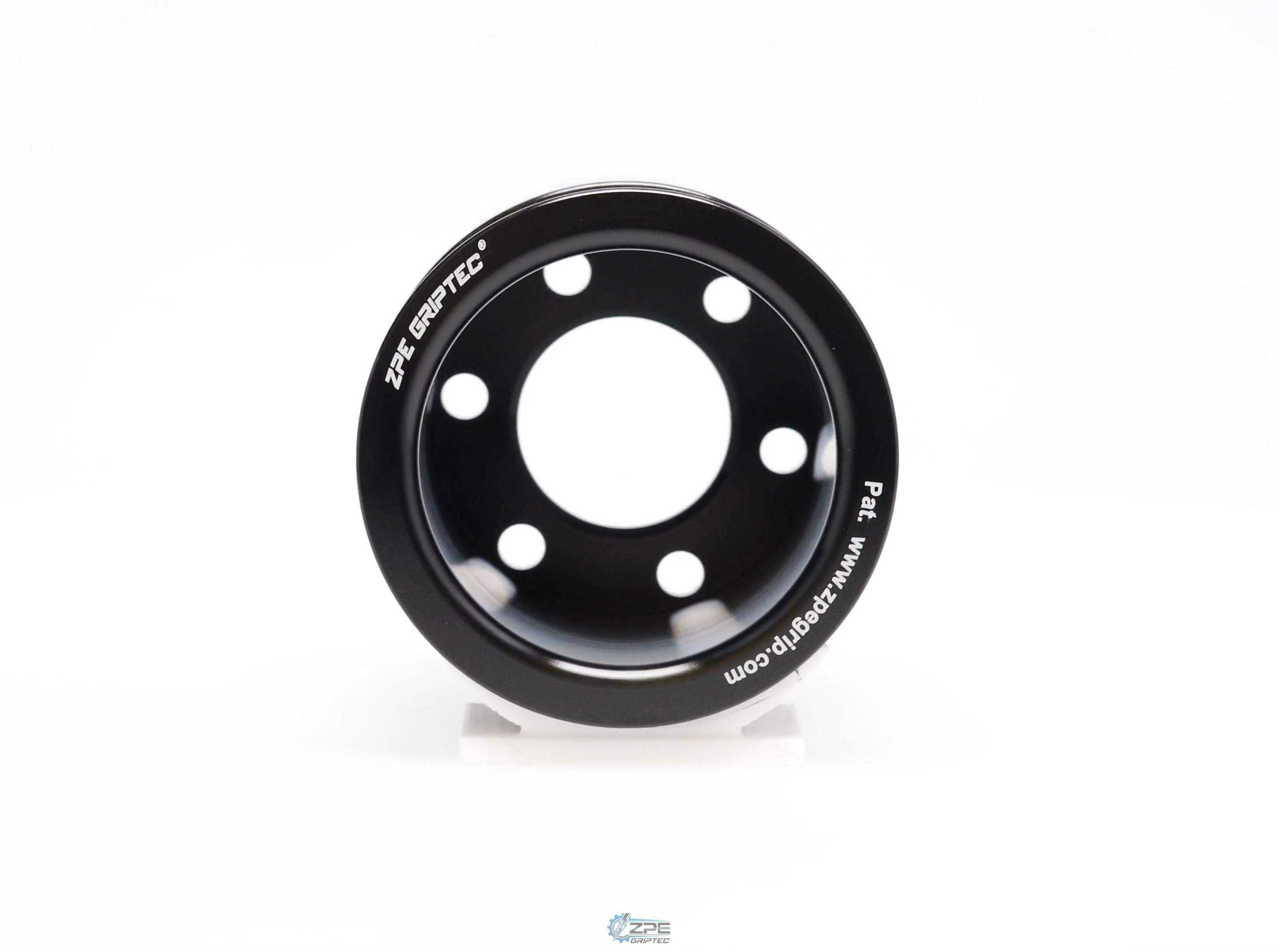 63mm 6 Rib ZPE GripTec® 2pc FMS Ford-Roush TVS L3 Black Pulley Only