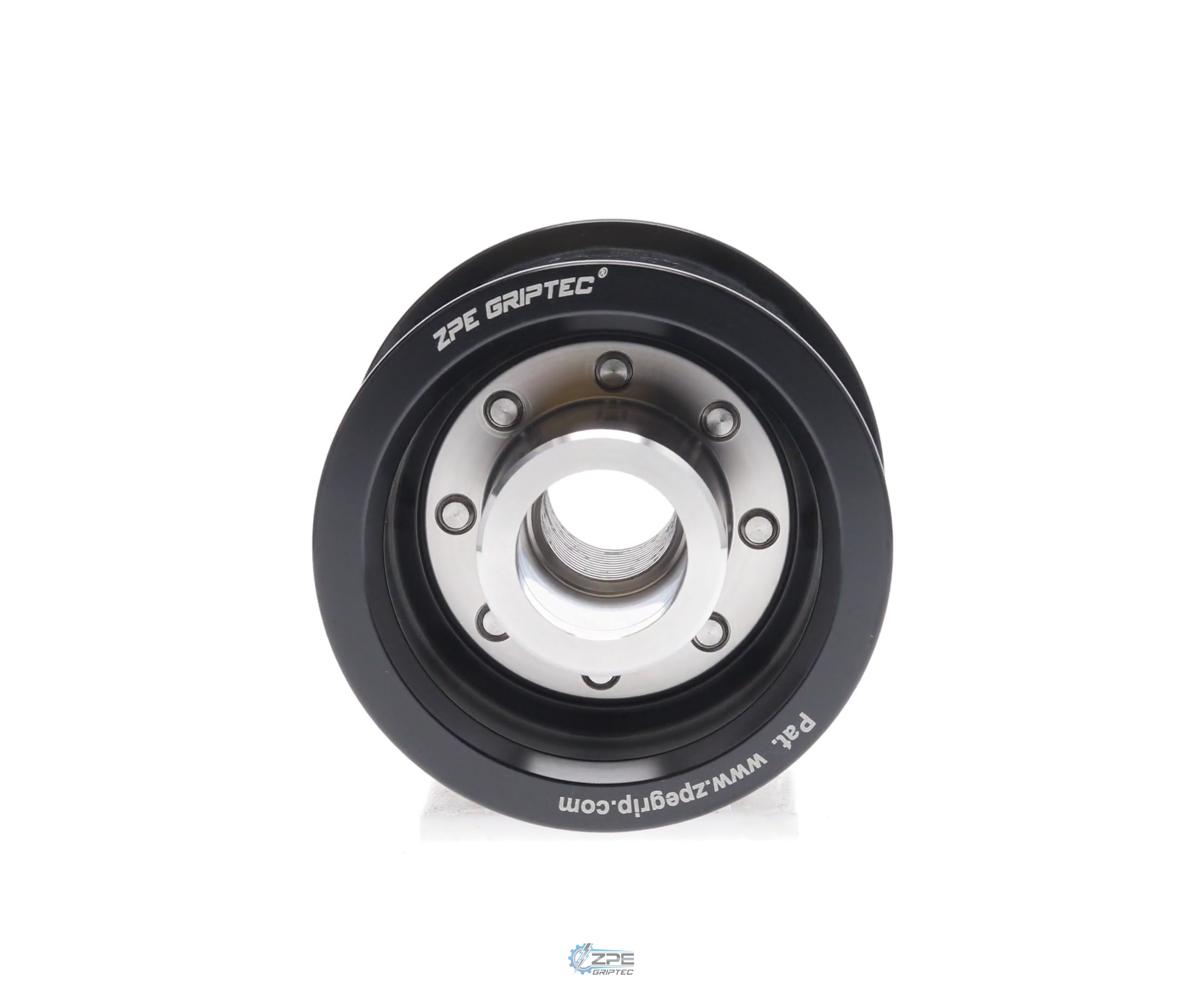 2.40" 10 Rib ZPE GripTec® 2pc HellCat L3V Black Pulley & Hub Kit