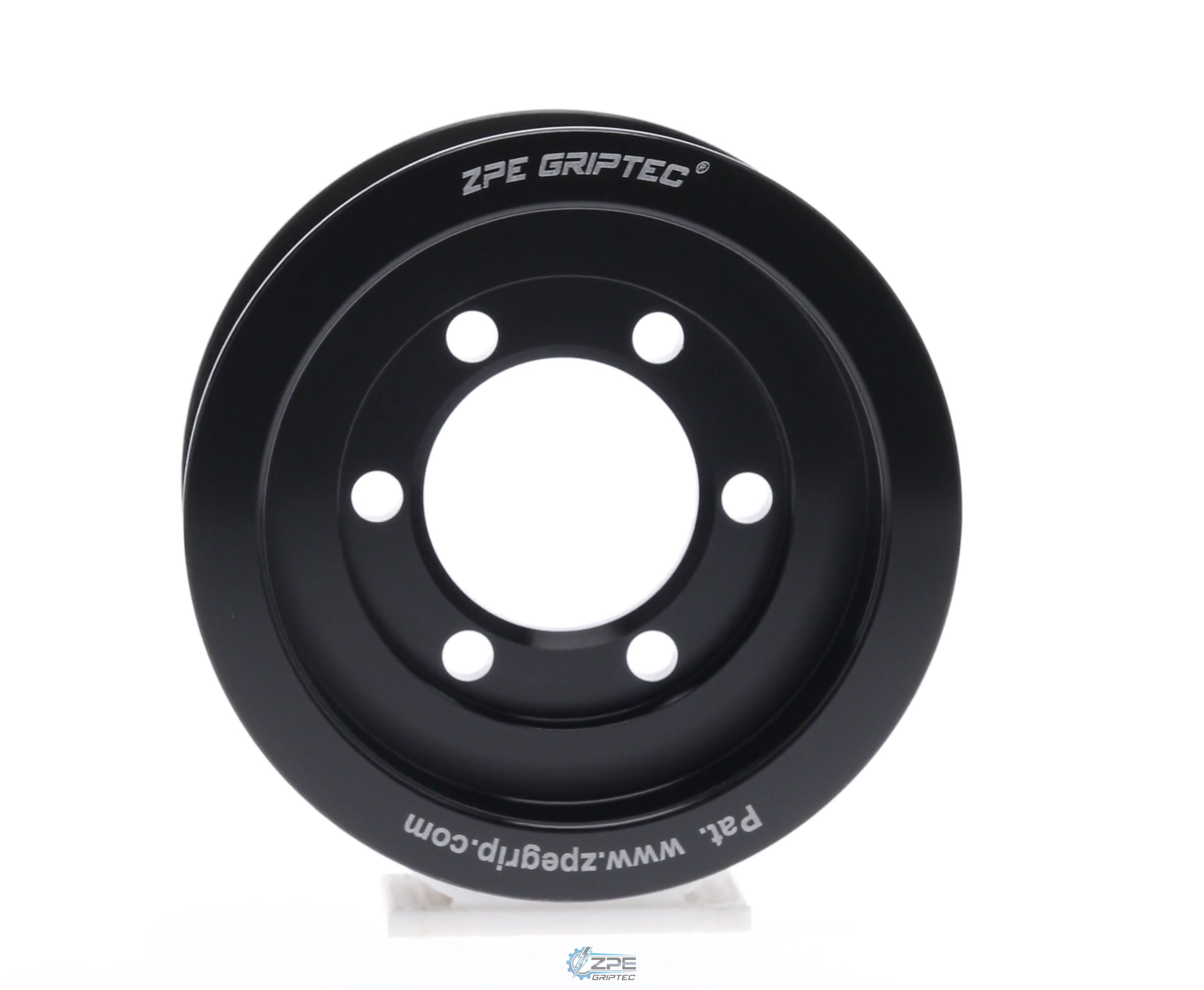 3.47" 8 Rib ZPE GripTec® 2pc Vortech YSi/JT/V3 L3 Black Pulley Only