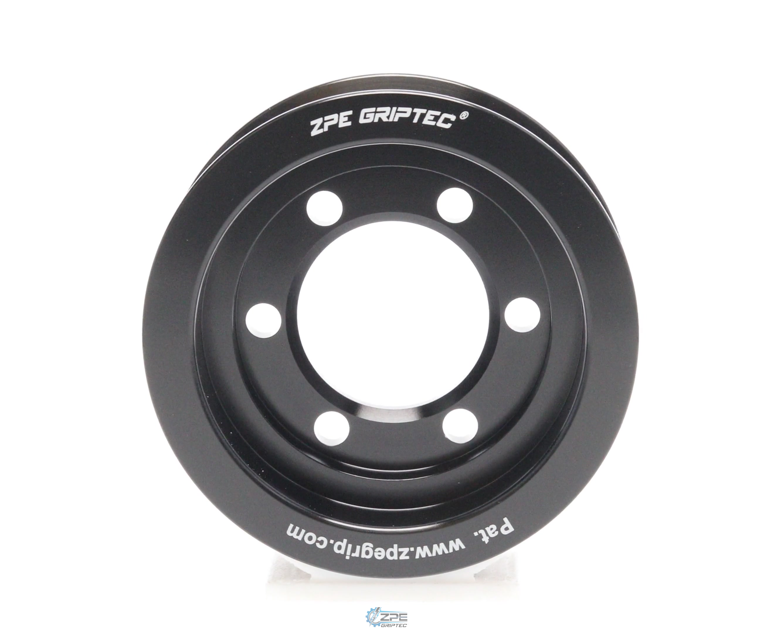 3.12" 6 Rib ZPE GripTec® 2pc Vortech YSi/JT/V3 L3 Black Pulley Only
