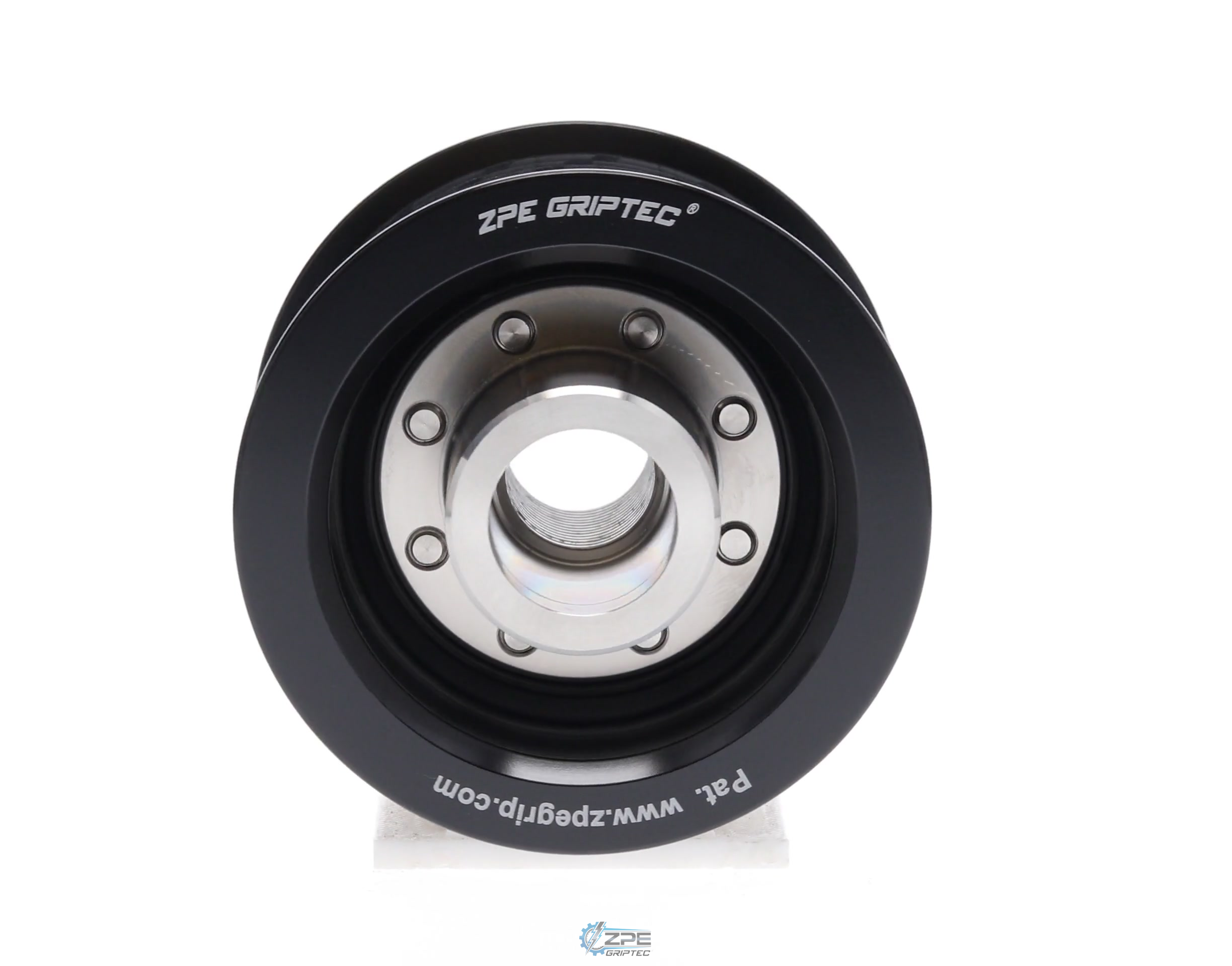 2.65" 10 Rib ZPE GripTec® 2pc HellCat L2V Black Pulley & Hub Kit
