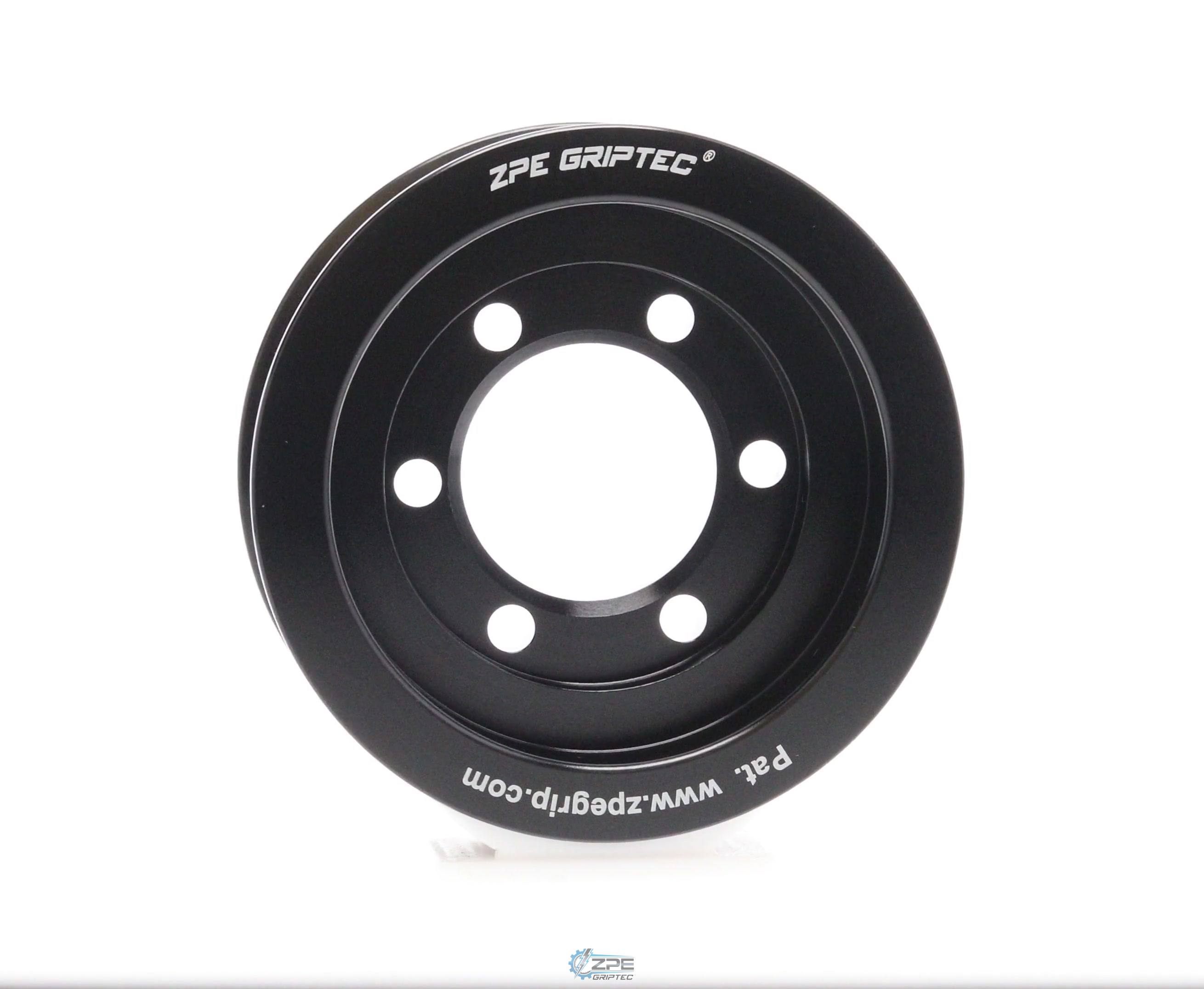 3.40" 6 Rib ZPE GripTec® 2pc Vortech YSi/JT/V3 L3 Black Pulley Only