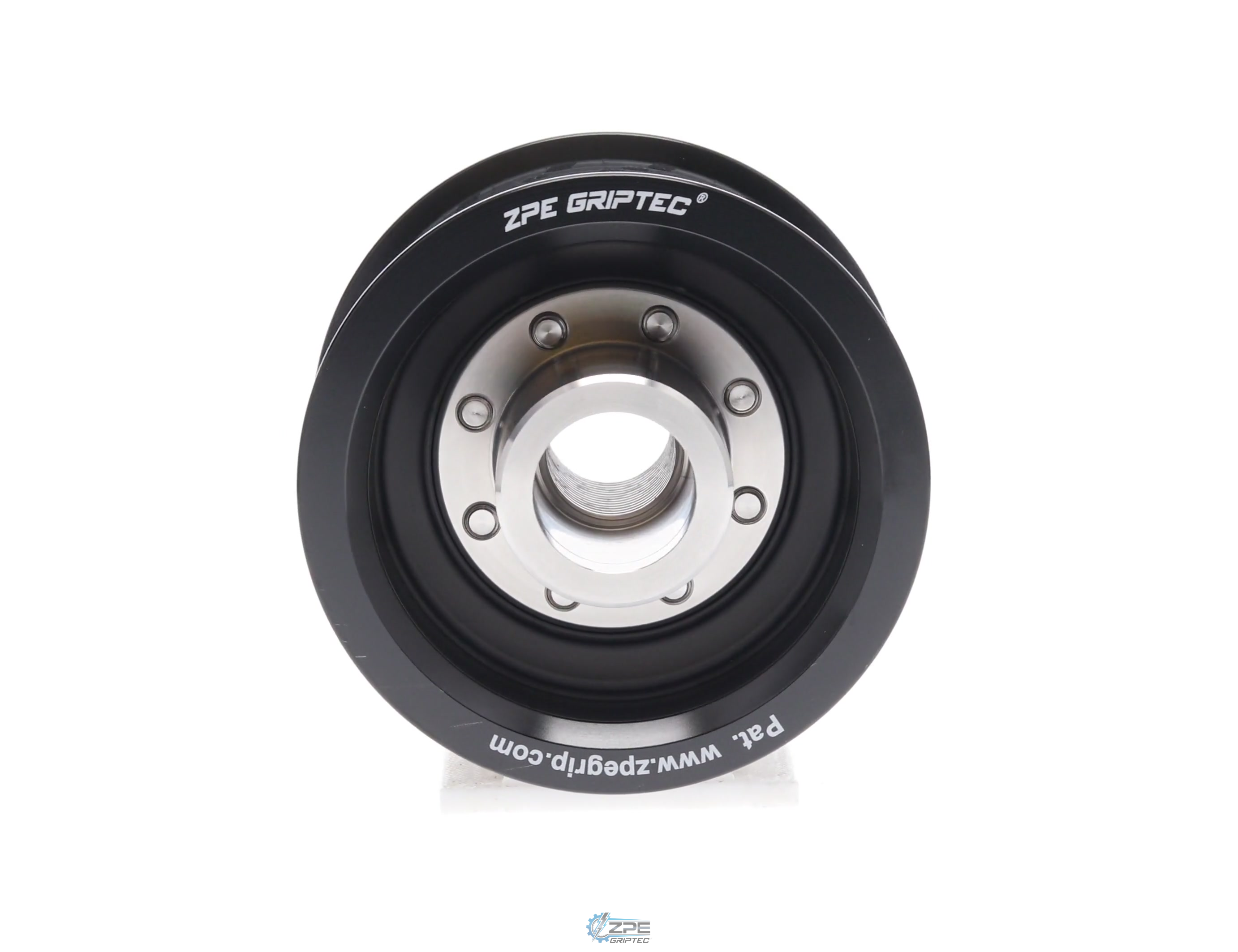 2.80" 10 Rib ZPE GripTec® 2pc HellCat L2V Black Pulley & Hub Kit