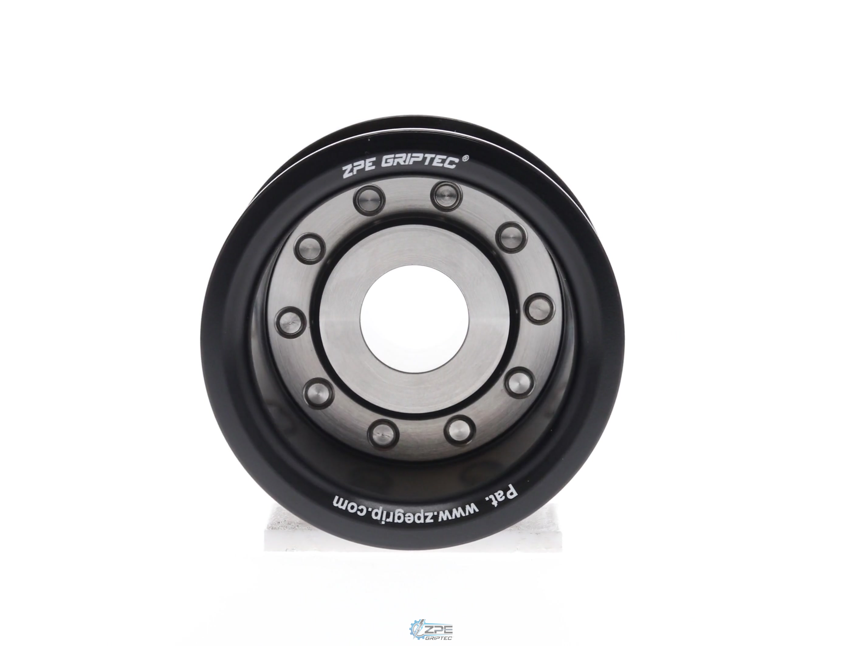 2.175" 8 Rib ZPE GripTec® 2pc MKII LSA L3V Black Pulley & Hub Kit