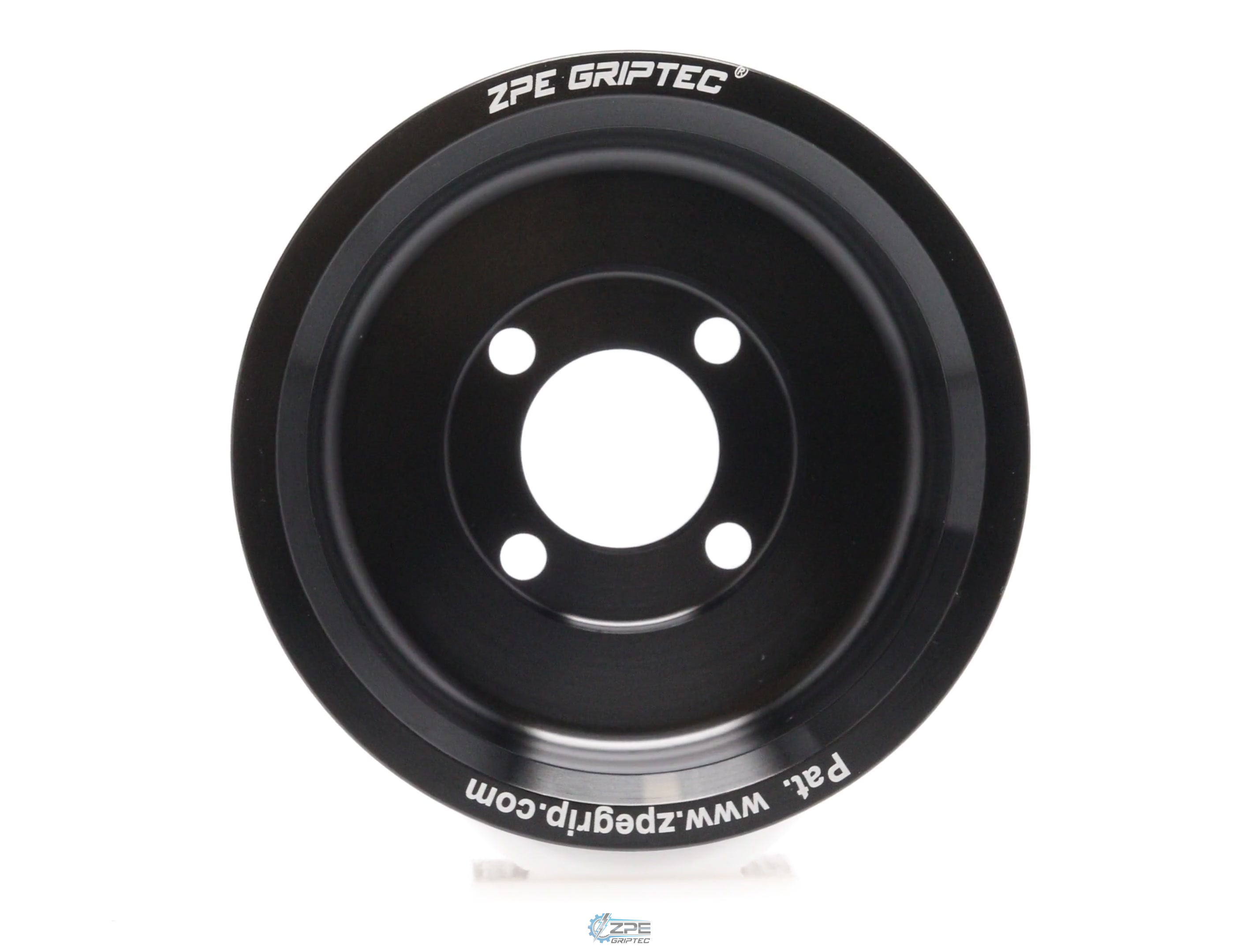 4.00" 6 Rib ZPE GripTec® 2pc Magnuson Heartbeat TVS L3 Black Pulley Only