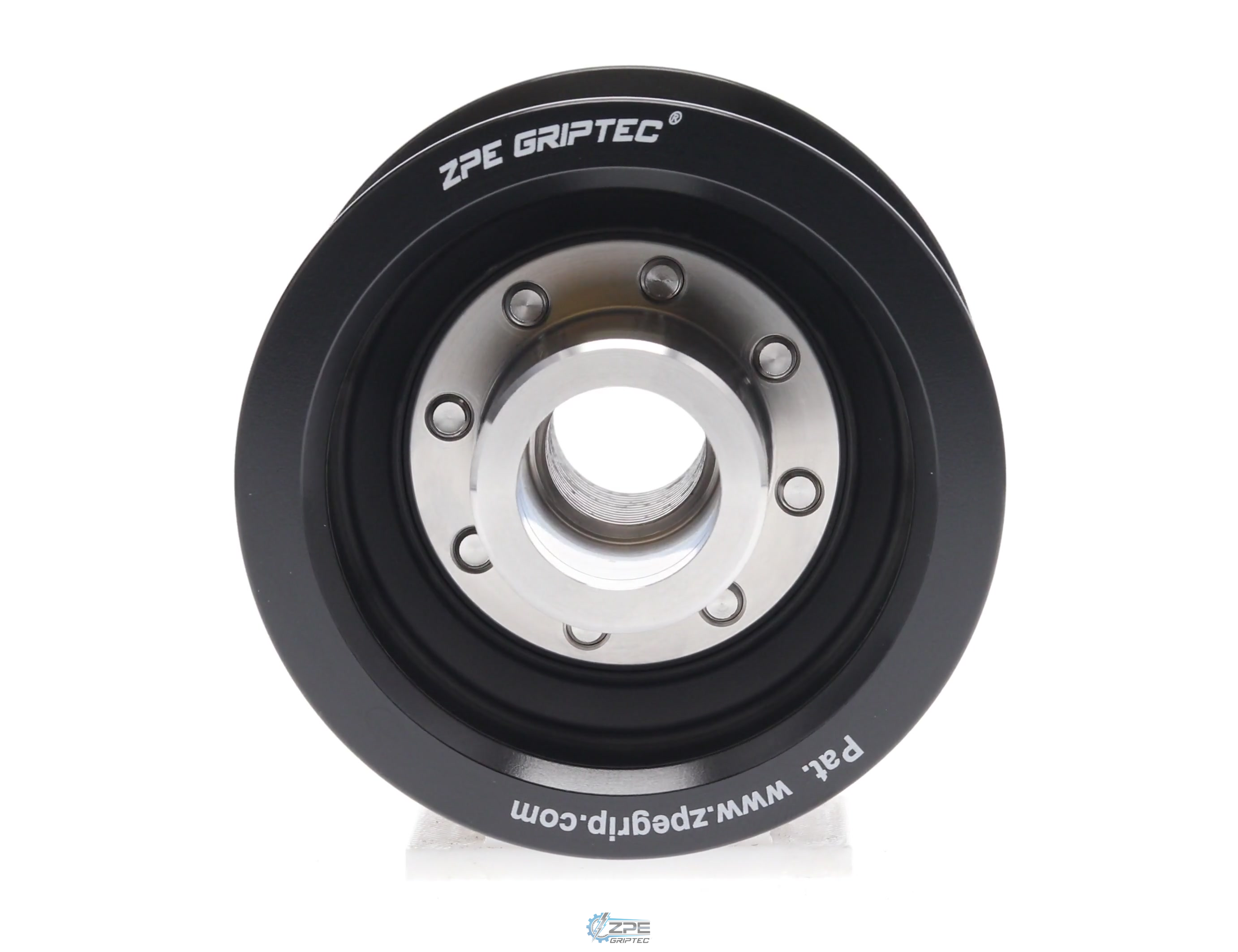2.72" 10 Rib ZPE GripTec® 2pc HellCat L2V Black Pulley & Hub Kit