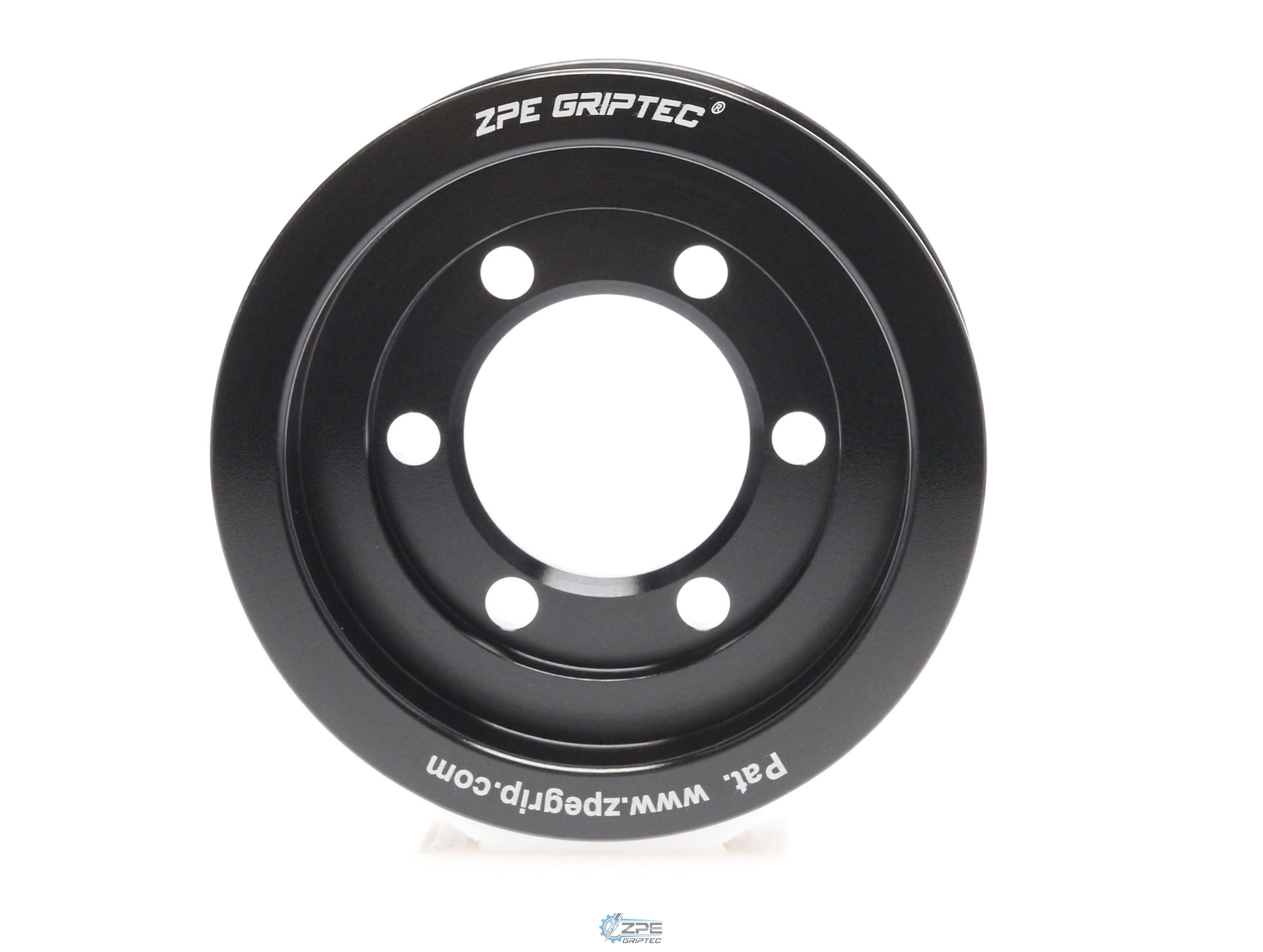 3.30" 6 Rib ZPE GripTec® 2pc Vortech YSi/JT/V3 L3 Black Pulley Only