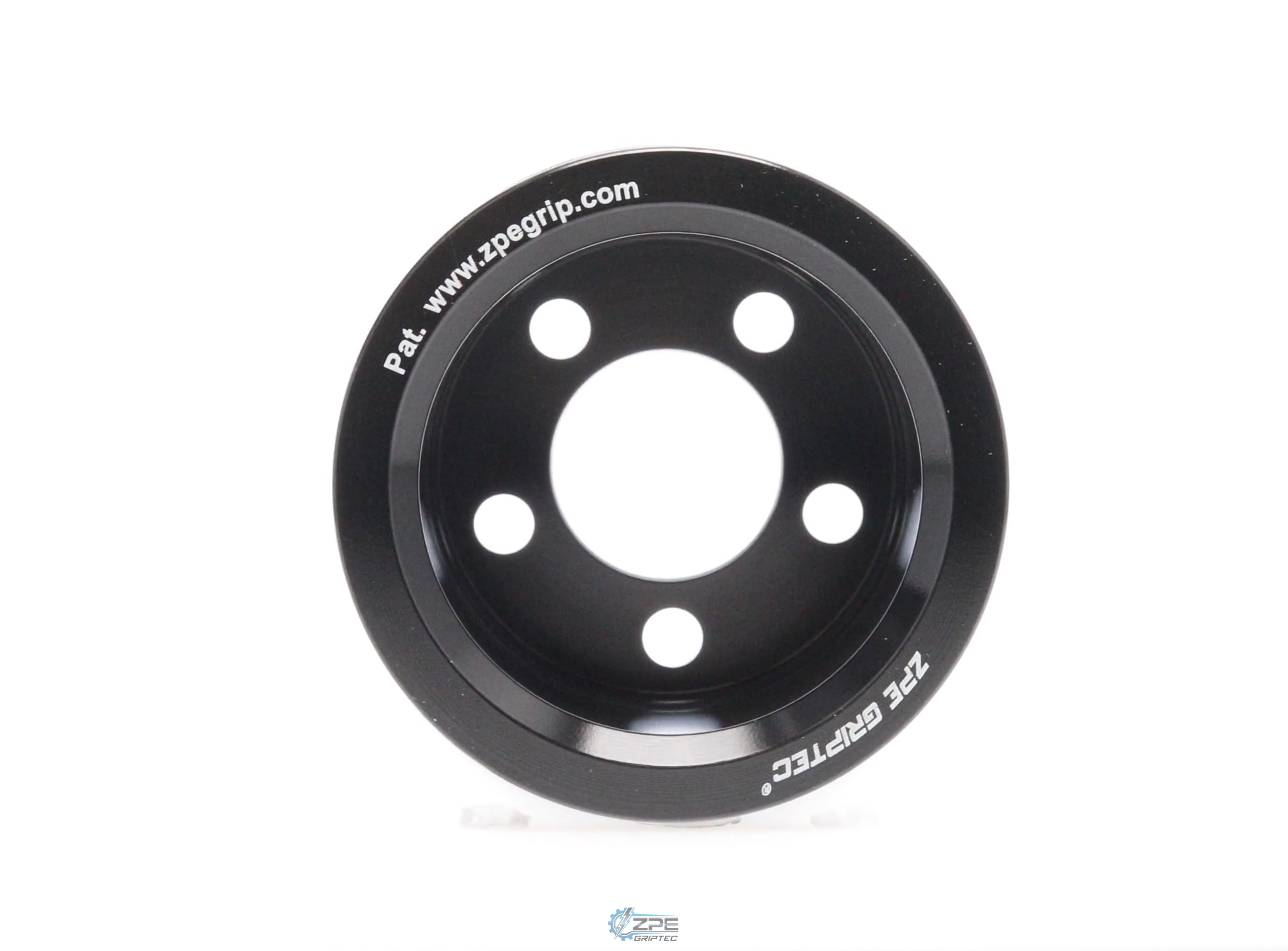 2.50" 6 Rib ZPE GripTec® Whipple 5 Bolt L3V-A Black Pulley Only